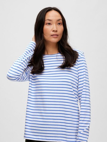 SELECTED Shirt in Blauw