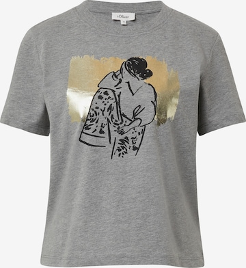 s.Oliver Shirt in Grijs: voorkant