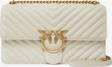 Borsa a spalla '100941 A0GK' di PINKO in bianco: frontale