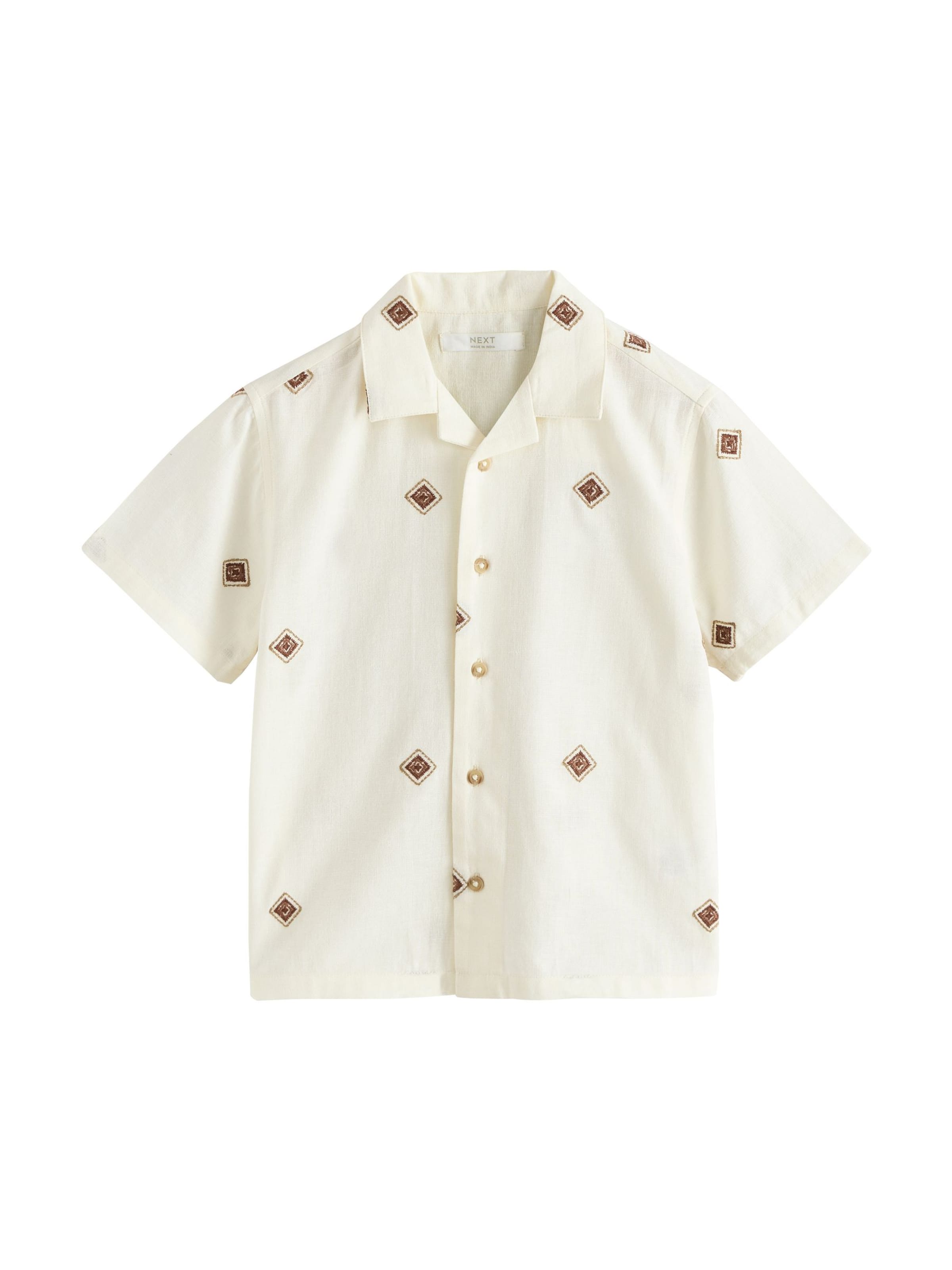 Coupe regular Chemise Next en blanc : devant