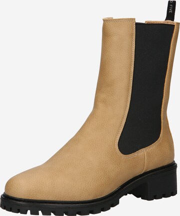 NINE TO FIVE Chelsea Boots in Braun: predná strana