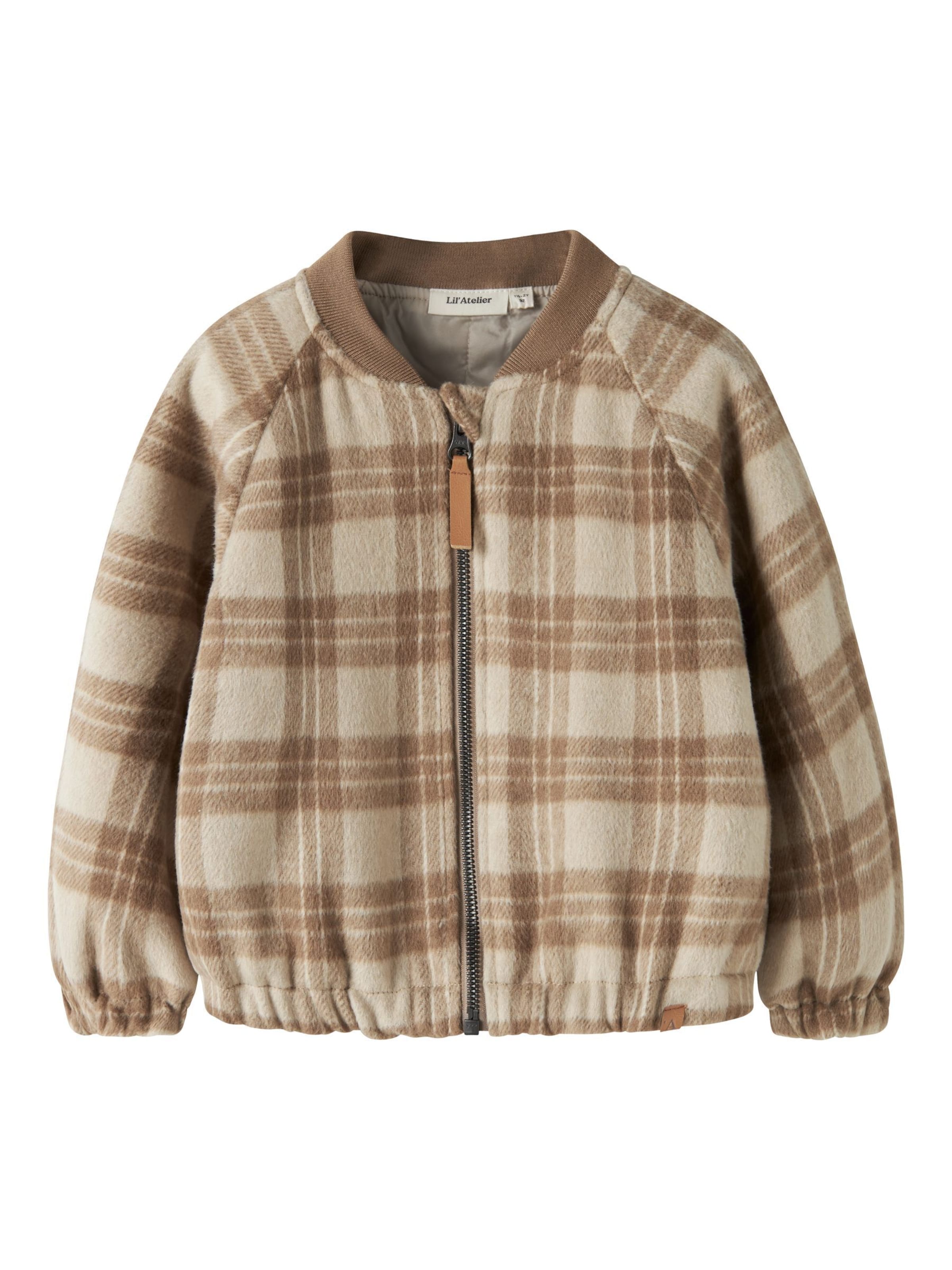 Veste mi-saison Lil'Atelier en beige : devant