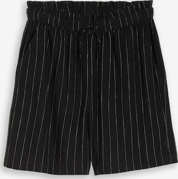 TOM TAILOR DENIM - Loosefit Pantalón en negro: frente