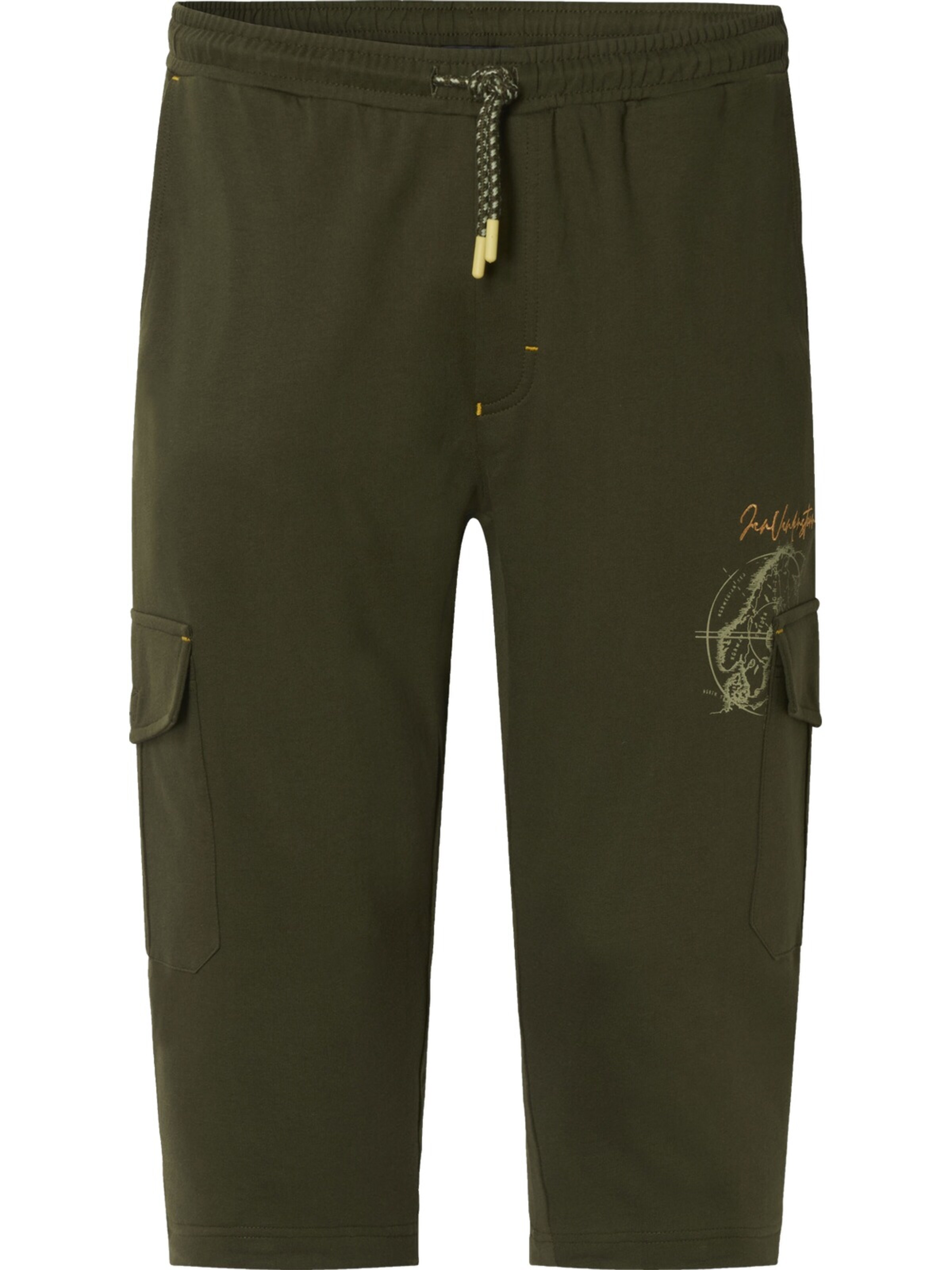 Jan Vanderstorm Loose fit Workout Pants 'Bandulf' in Green: front