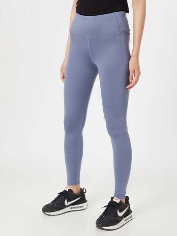 UNDER ARMOUR Skinny Sporthose 'Meridian' in Lila: predná strana