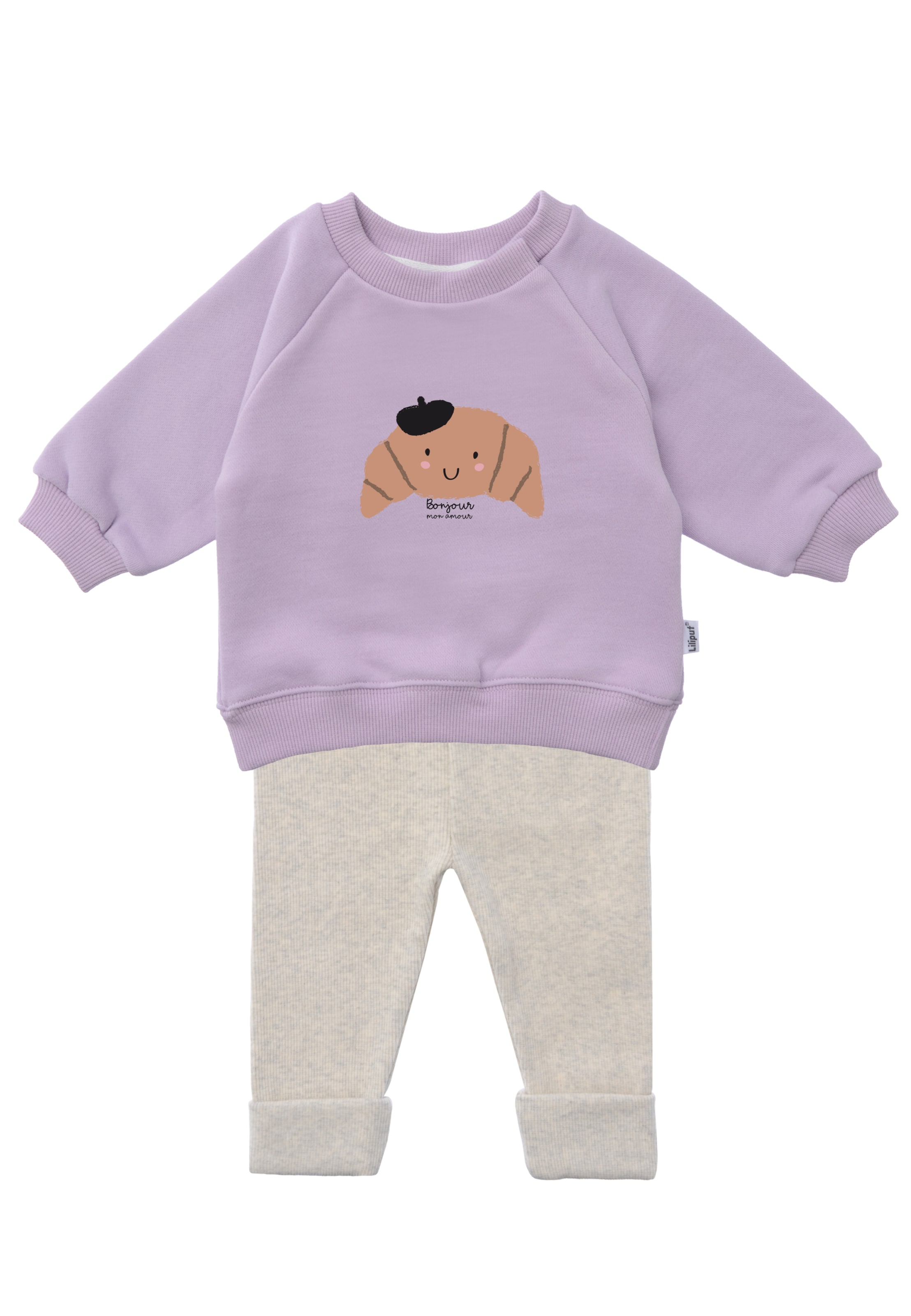 LILIPUT Set 'Croissant' in Purple: front