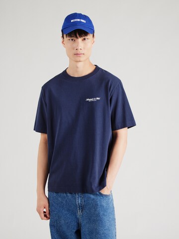 Abercrombie & Fitch - Camiseta 'EMEA' en azul: frente