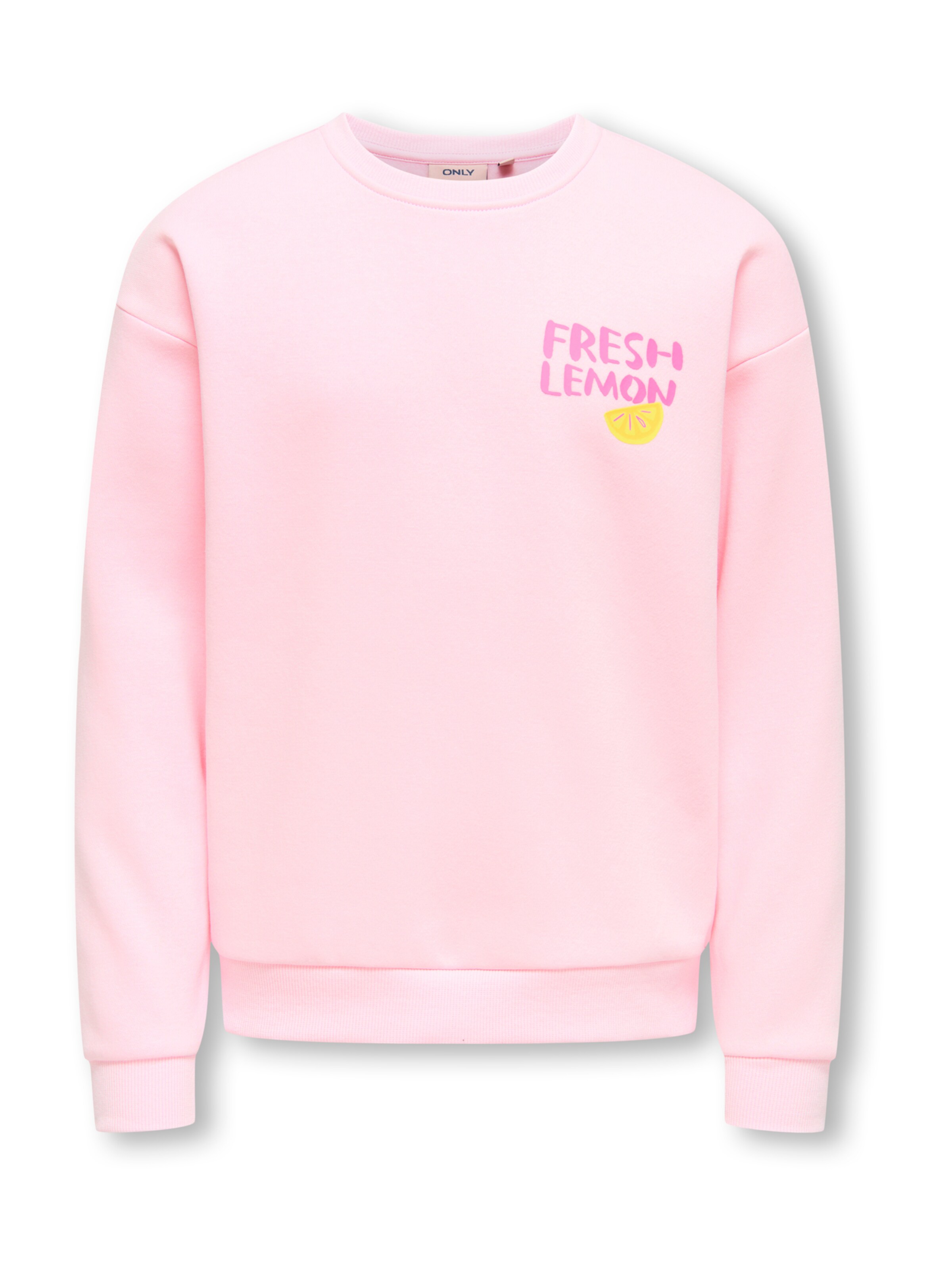 ONLY GIRLS Sweatshirt 'KOGCANASTA' in Pink: front