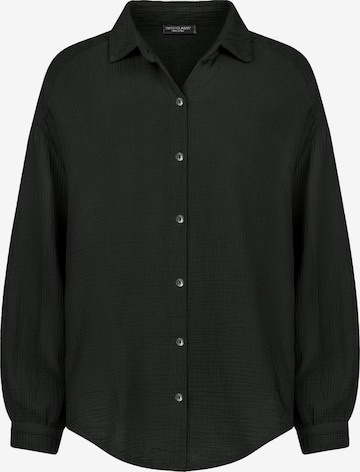 SASSYCLASSY Blouse 'kürzere Variante' in Black: front