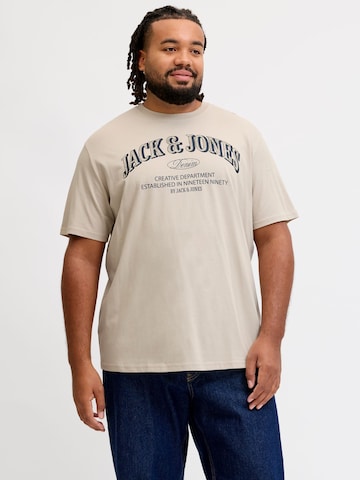 Maglietta 'JJEDENVER' di JACK & JONES in beige