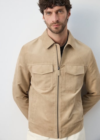 MANGO MAN Between-Season Jacket 'Joan' in Beige
