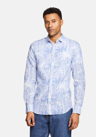 COLOURS & SONS Regular fit Button Up Shirt in Blue: front