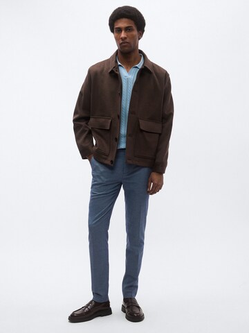 SCOTCH & SODA Slimfit Παντελόνι τσίνο σε μπλε