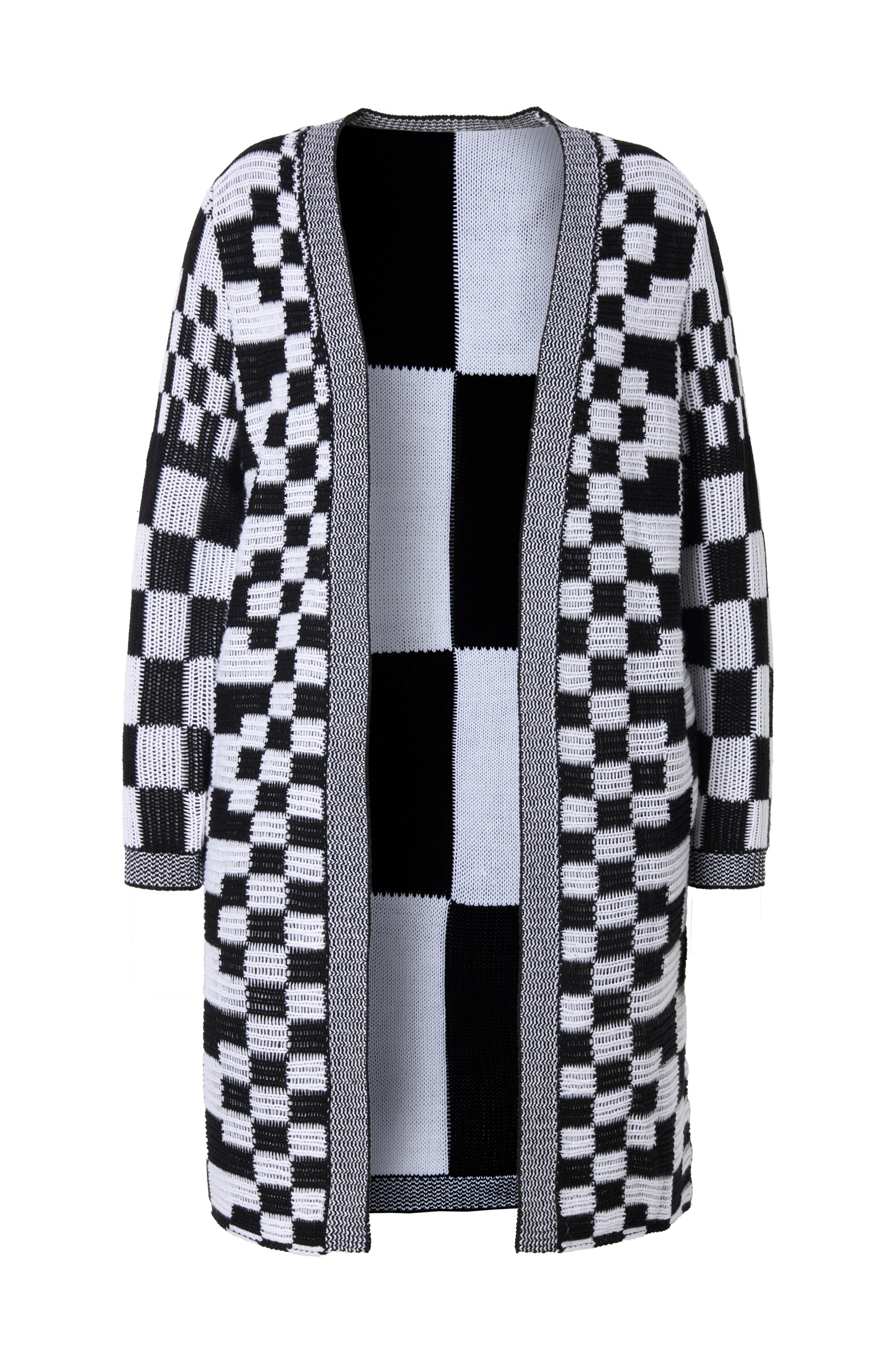 Angel of Style Gebreid vest in Zwart: voorkant