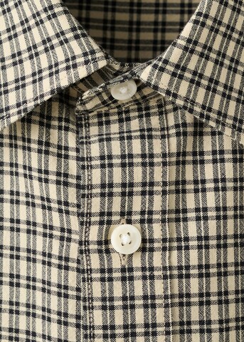 MANGO MAN Regular Fit Hemd in Beige