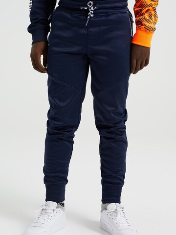 WE Fashion Tapered Pants in Blue