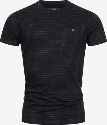 T-Shirt 'Helmuth ' INDICODE JEANS en noir : devant