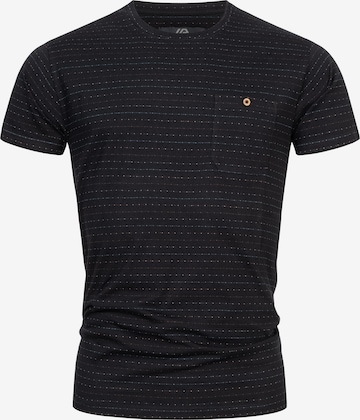 INDICODE JEANS Shirt 'Helmuth ' in Schwarz: Vorderseite