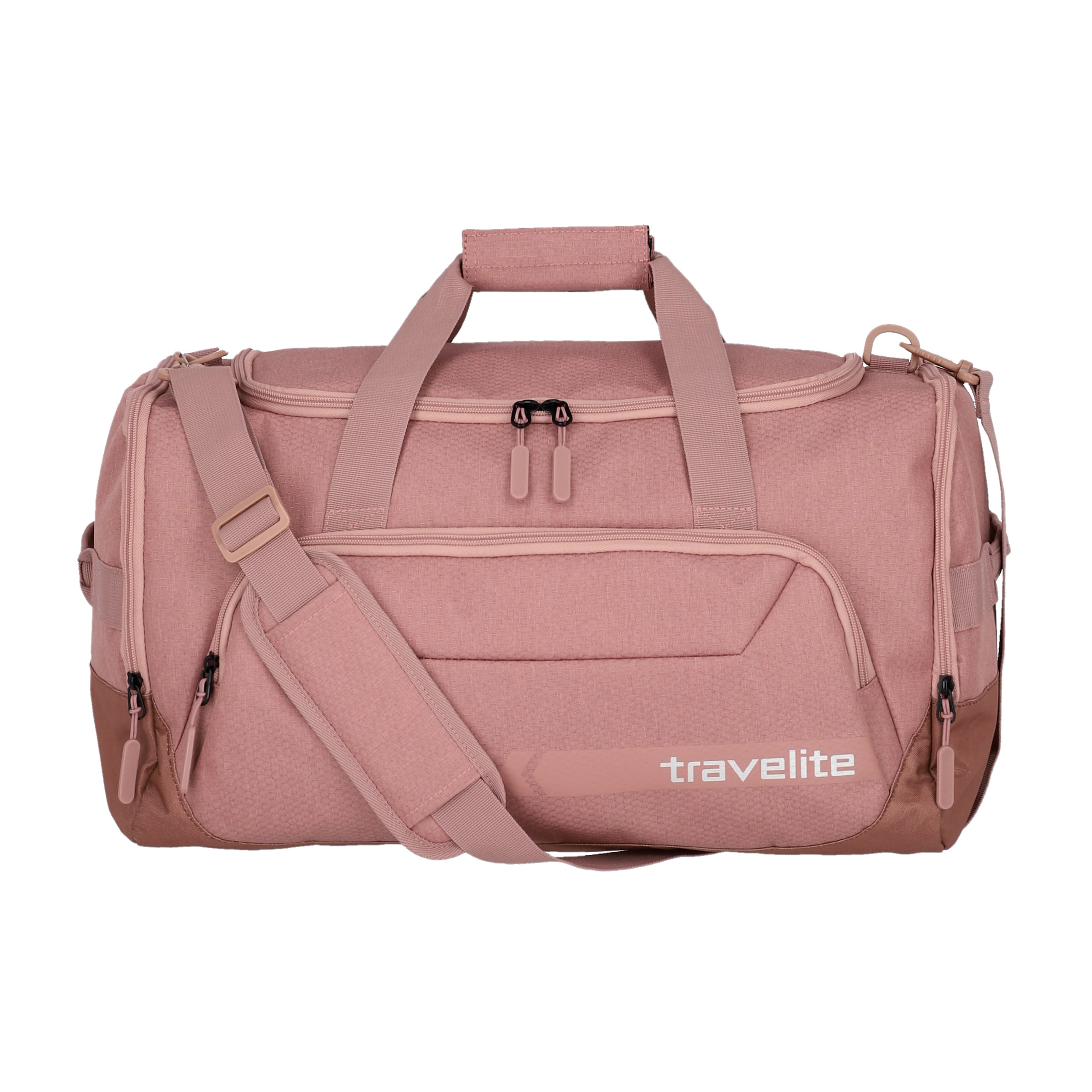 Borsa weekend 'Kick Off' TRAVELITE di colore rosa antico / rosa chiaro / bianco, Visualizzazione prodotti