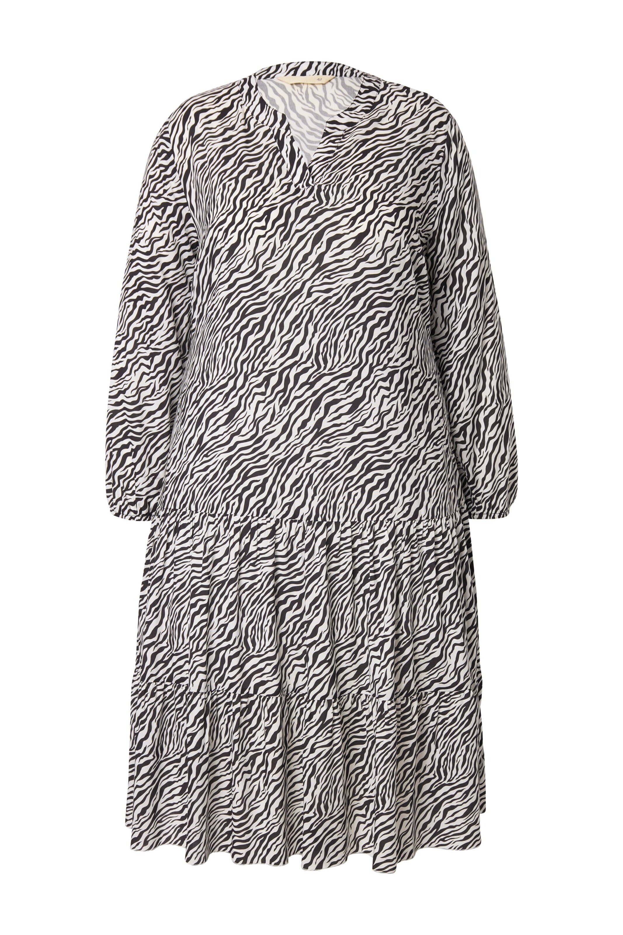 Robe MIAMODA en noir : devant