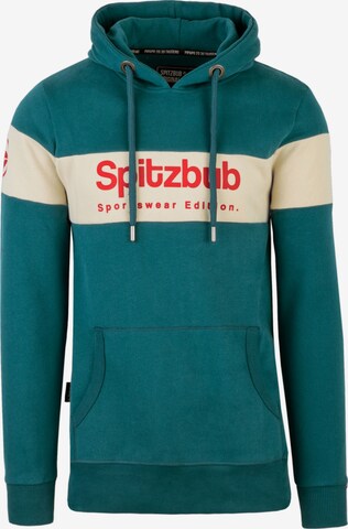 Sweat-shirt 'Ludis' SPITZBUB en vert : devant