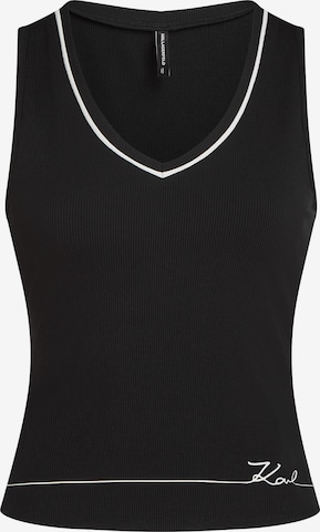 juoda Karl Lagerfeld Palaidinė be rankovių: priekis