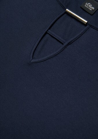 s.Oliver BLACK LABEL Shirt in Blau