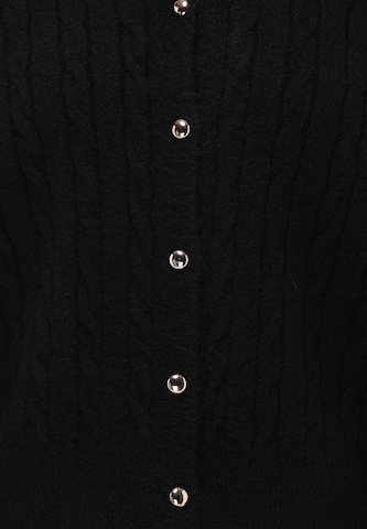 usha BLACK LABEL - Casaco de malha em preto