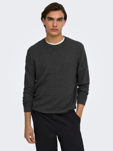 Pullover 'ONSLoui' di Only & Sons in grigio