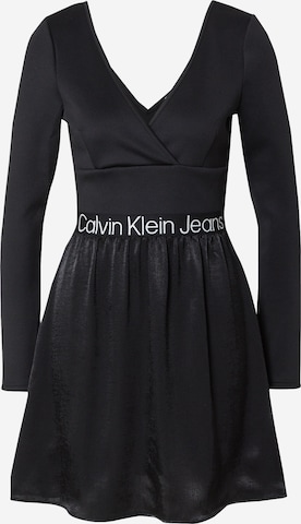 Calvin Klein Jeans Kleid in Schwarz: predná strana