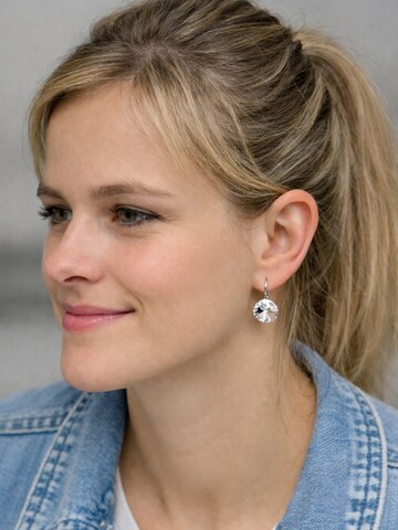 COLLEZIONE ALESSANDRO Earrings 'Germany' in Transparent: front