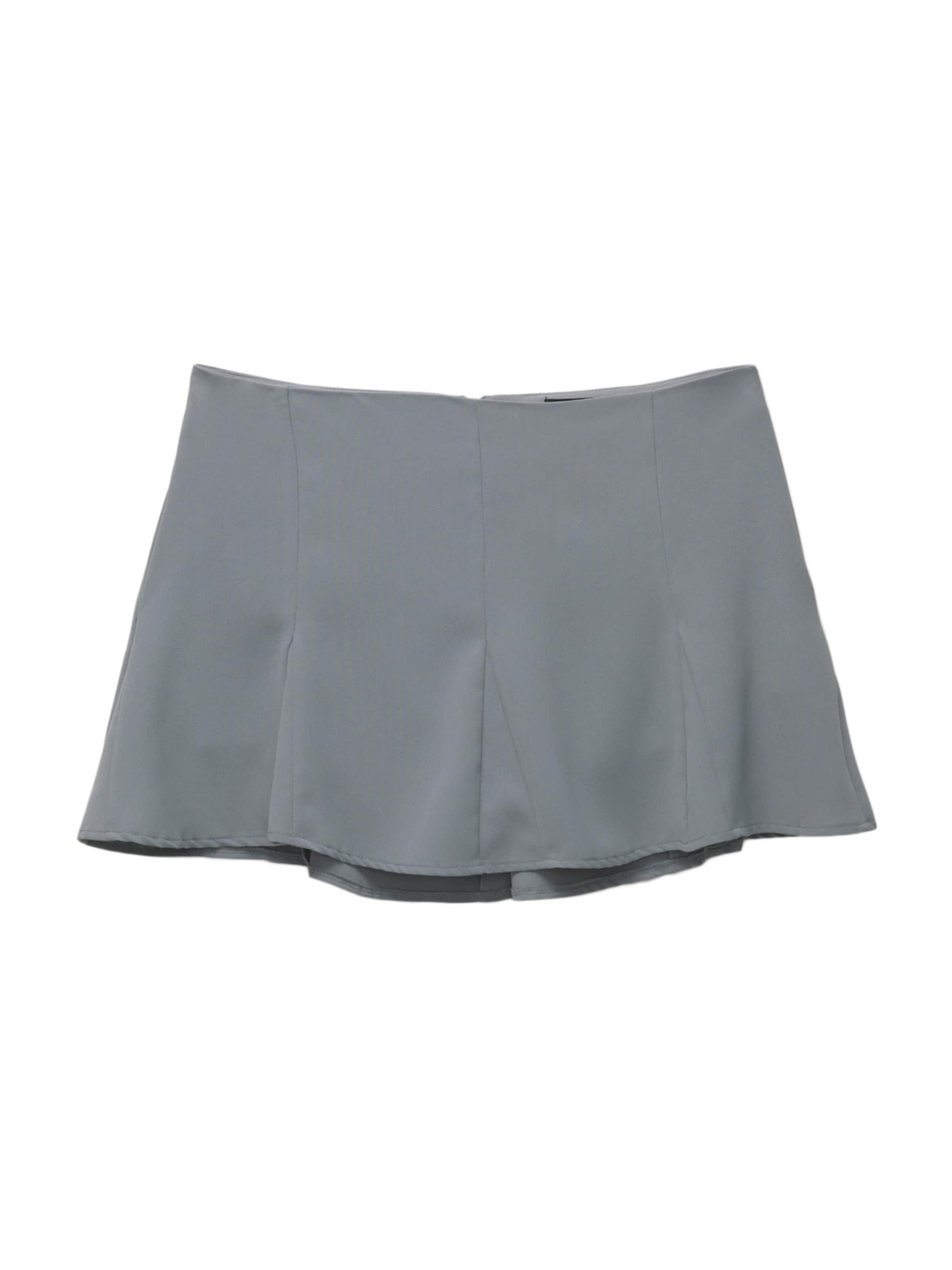 Pull&Bear Rock in Grau: Vorderseite