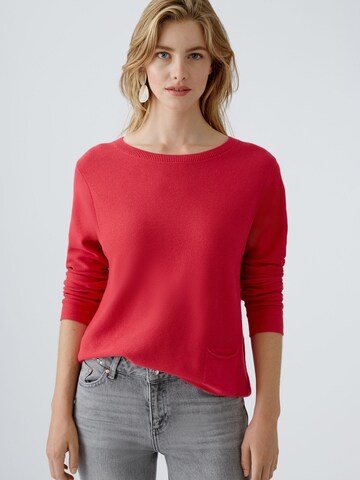 OUI Pullover 'KEIKO' in Rot: Vorderseite