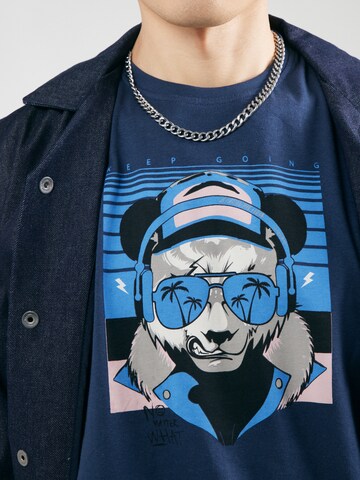 BLEND T-Shirt 'BHJACOB' in Blau
