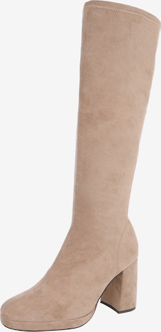 Ital-Design Stiefel in Braun: Vorderseite