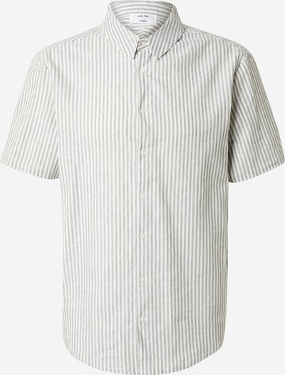 DAN FOX APPAREL Chemise business 'Selim' en kaki / blanc, Vue avec produit