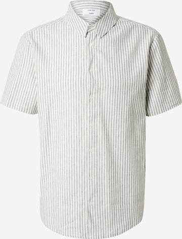 DAN FOX APPAREL - Ajuste regular Camisa de negocios 'Selim' en verde: frente