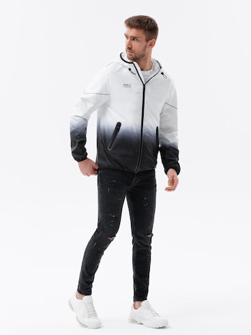 Ombre Between-Season Jacket in Black
