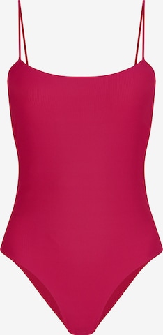 Nicowa Balconette Swimsuit in Pink: front