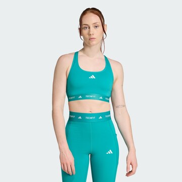 Bustino Reggiseno sportivo di ADIDAS PERFORMANCE in verde: frontale