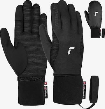 REUSCH Athletic Gloves 'Baffin' in Black: front