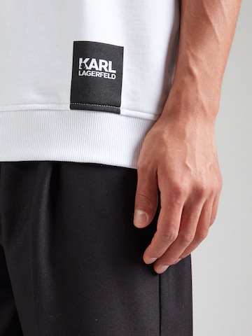 balta Karl Lagerfeld Megztinis be užsegimo