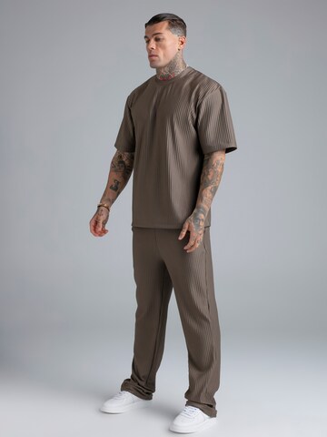 Regular Pantalon SikSilk en marron