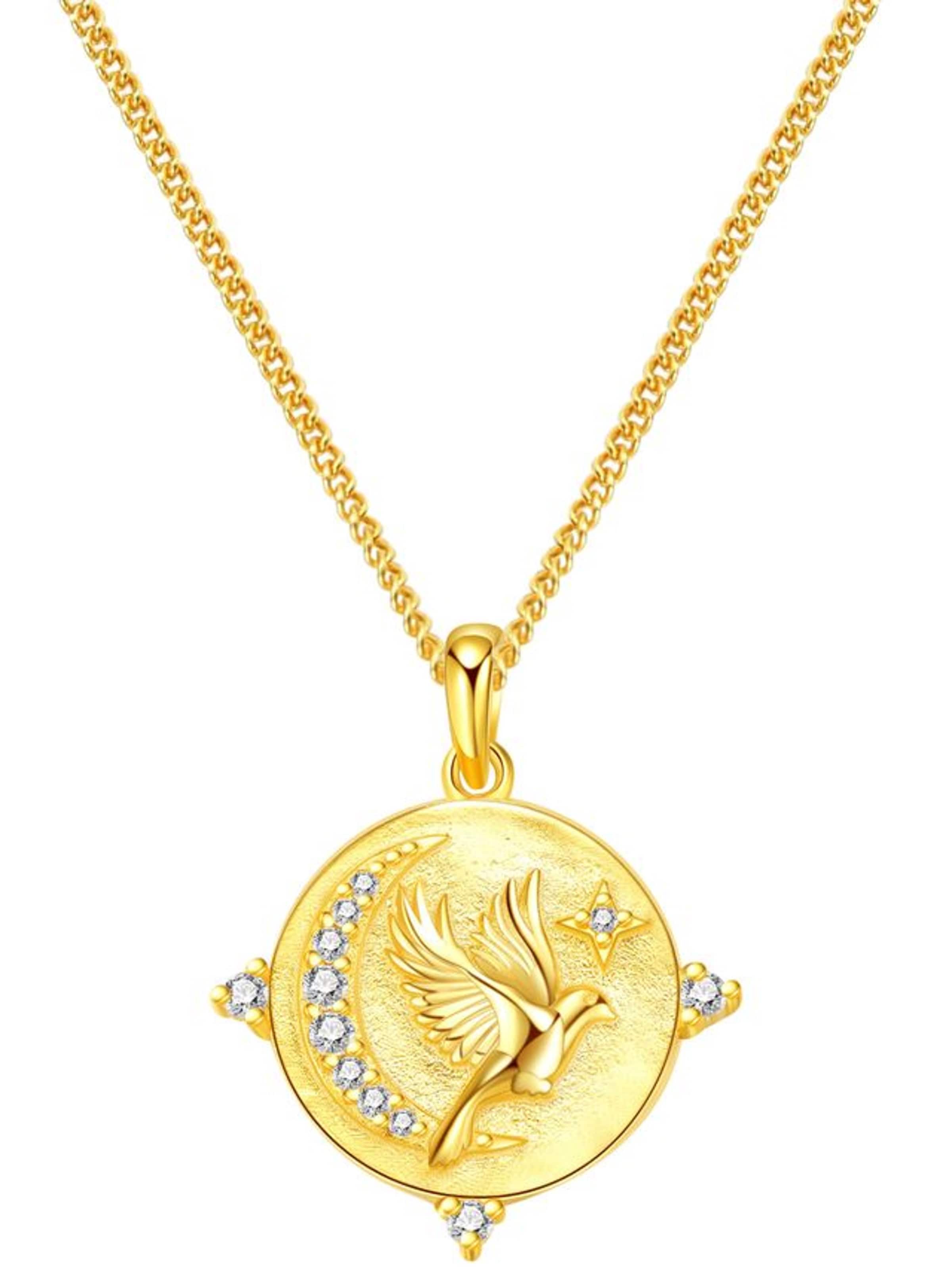 Hey Happiness Cadena 'Fearless' en oro, Vista del producto