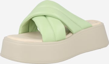 VAGABOND SHOEMAKERS - Sapato aberto 'COURTNEY' em verde: frente