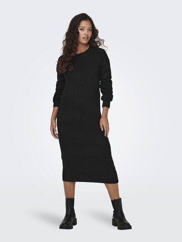 JDY Knitted dress 'Rue' in Black