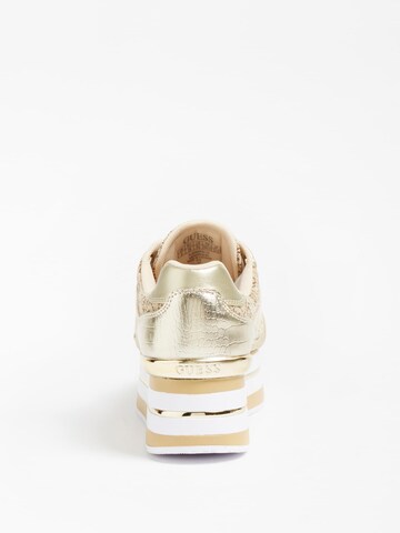 GUESS Низкие кроссовки в Бежевый