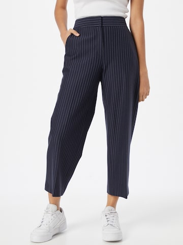 ESPRIT Loose fit Pleated Pants 'Punto di Roma' in Blue: front