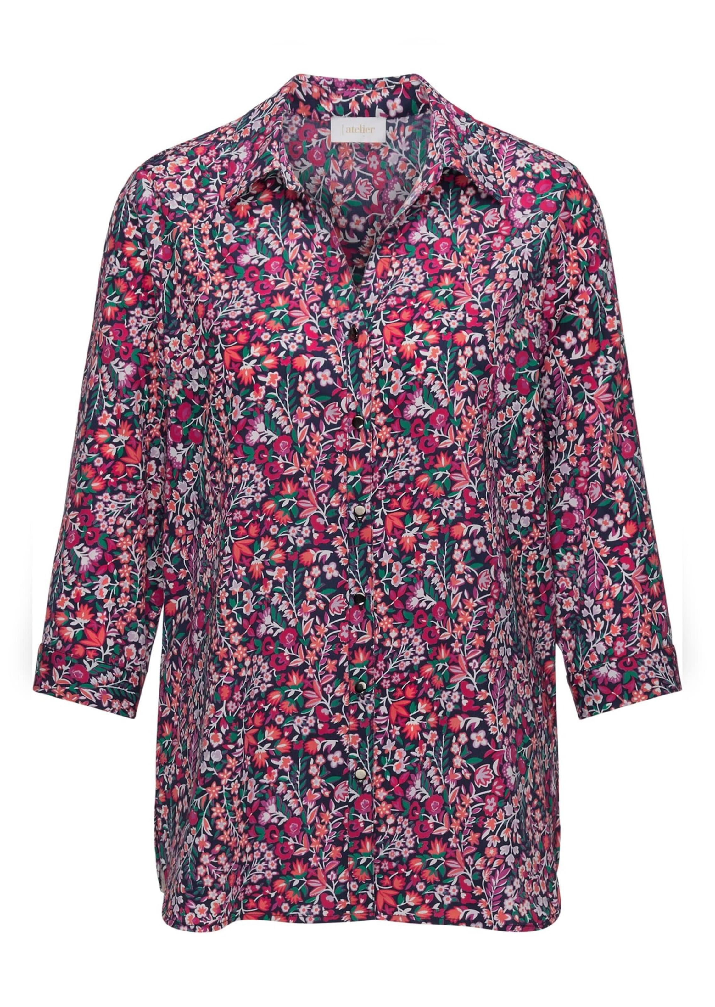 Goldner Bluse in Mischfarben: Vorderseite