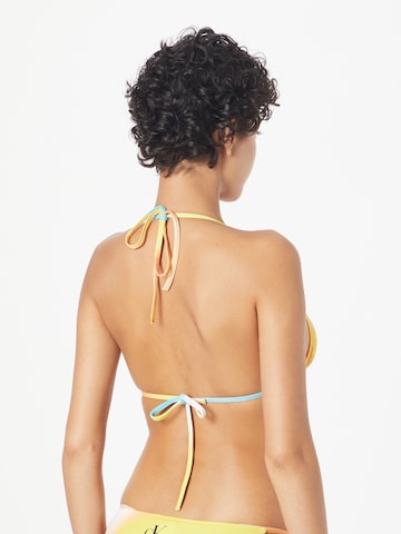 Calvin Klein Swimwear Triangel Bikinitop in Oranje
